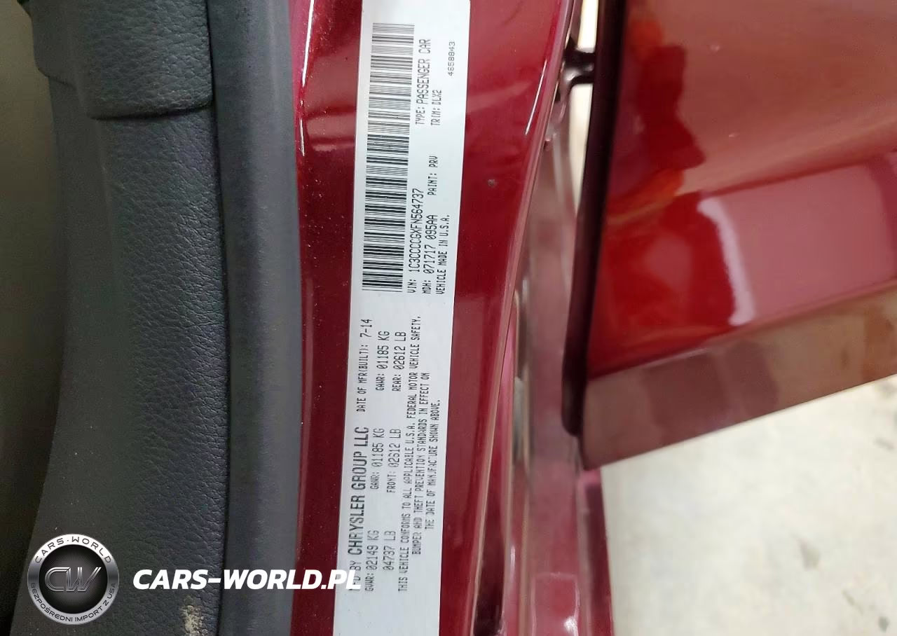 2015 Chrysler 200 C VIN:1C3CCCCGXFN564737 - 12