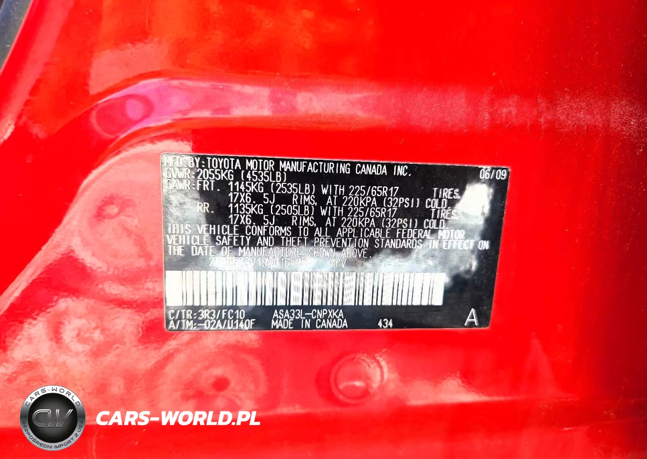 2009 Toyota Rav4 Base VIN:2T3BF33V19W016491 - 14