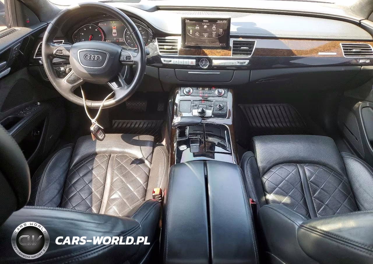 2017 Audi A8 L Quattro VIN:WAU43AFD1HN010394 - 8