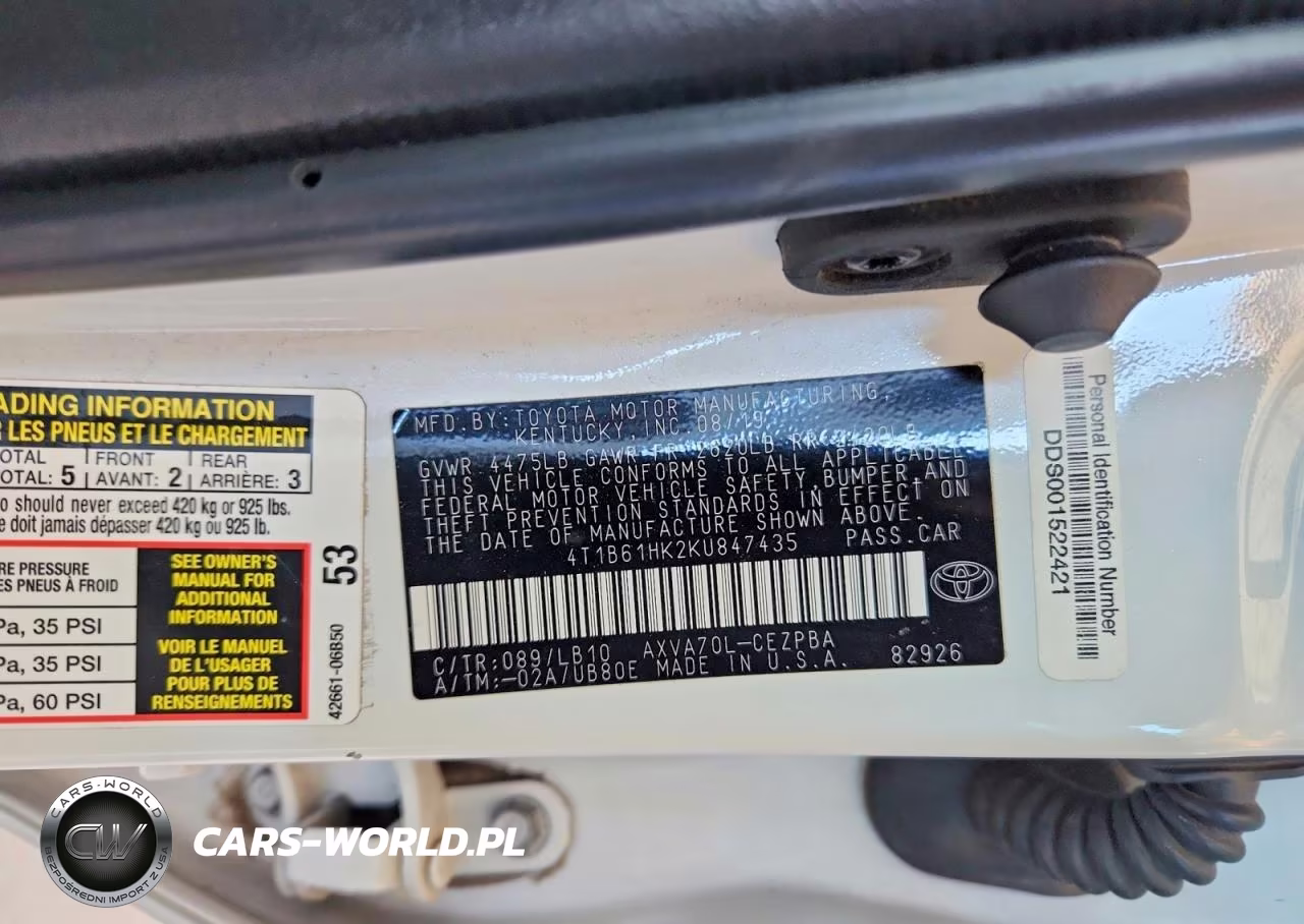 2019 Toyota Camry Xse VIN:4T1B61HK2KU847435 - 13