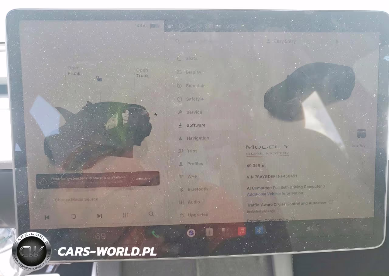 2022 Tesla Model Y VIN:7SAYGDEF4NF450491 - 9
