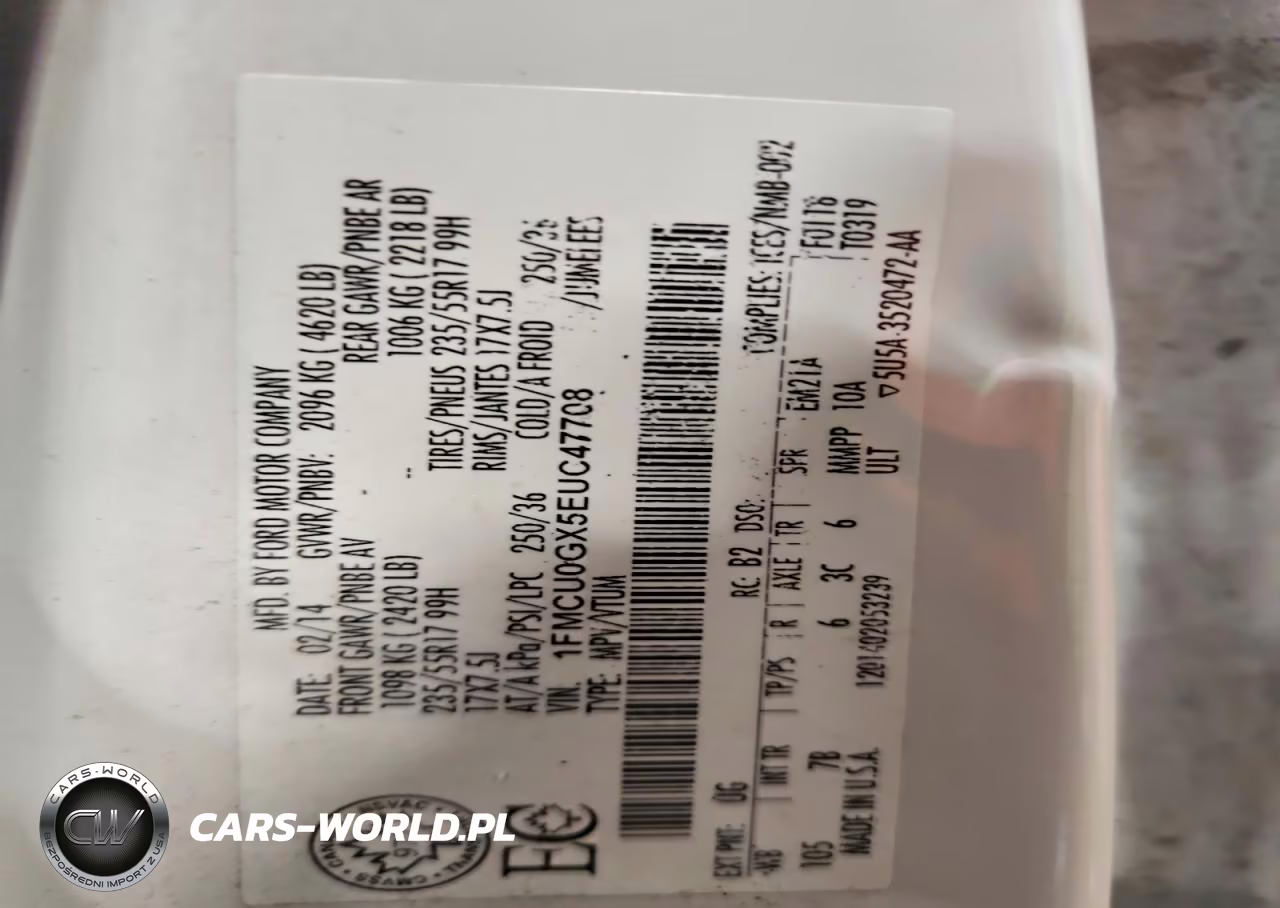 2014 Ford Escape Se VIN:1FMCU0GX5EUC47708 - 13