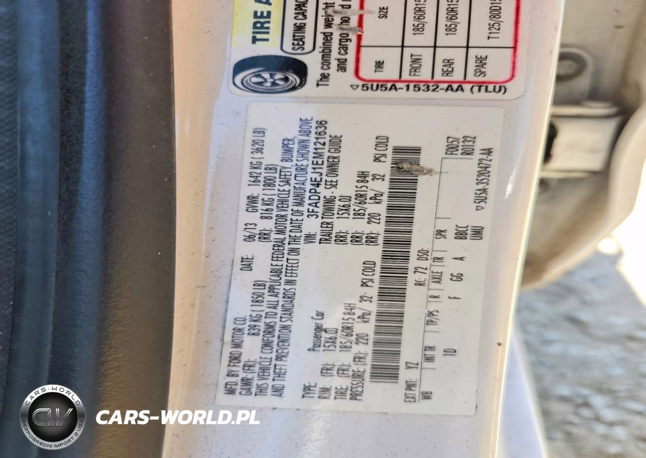 2014 Ford Fiesta Se VIN:3FADP4EJ1EM121636 - 12