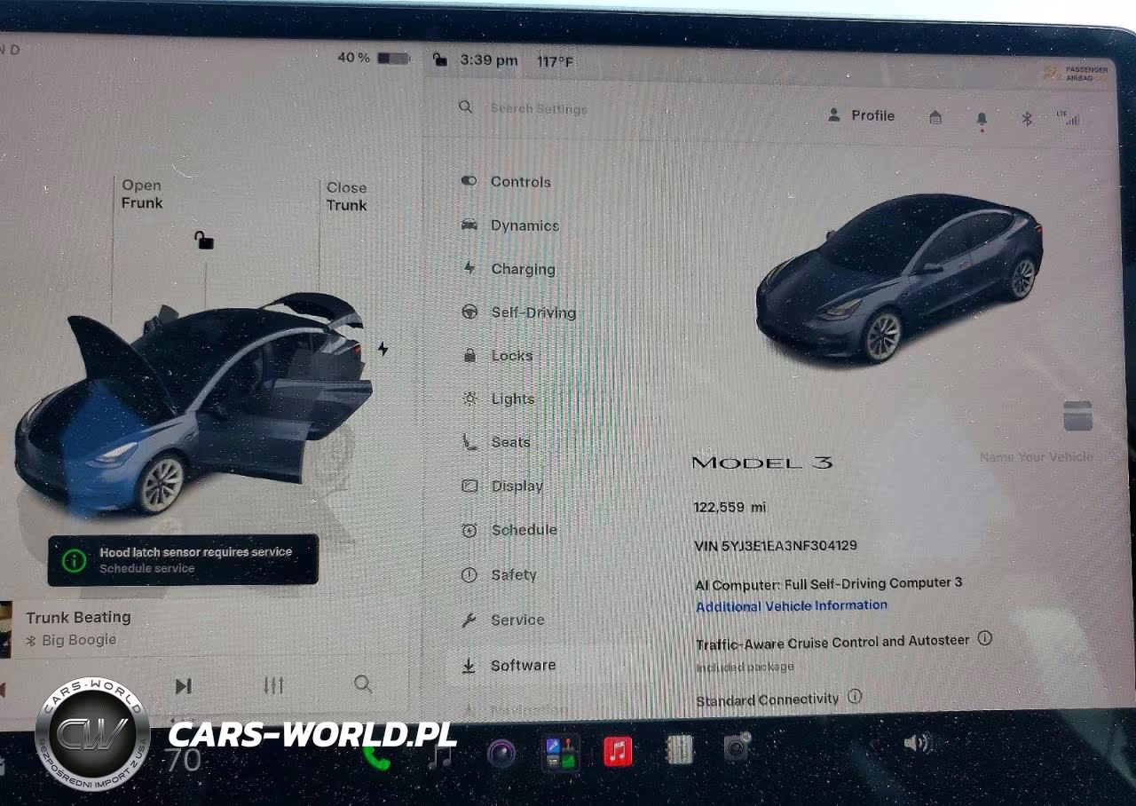 2022 Tesla Model 3 VIN:5YJ3E1EA3NF304129 - 9