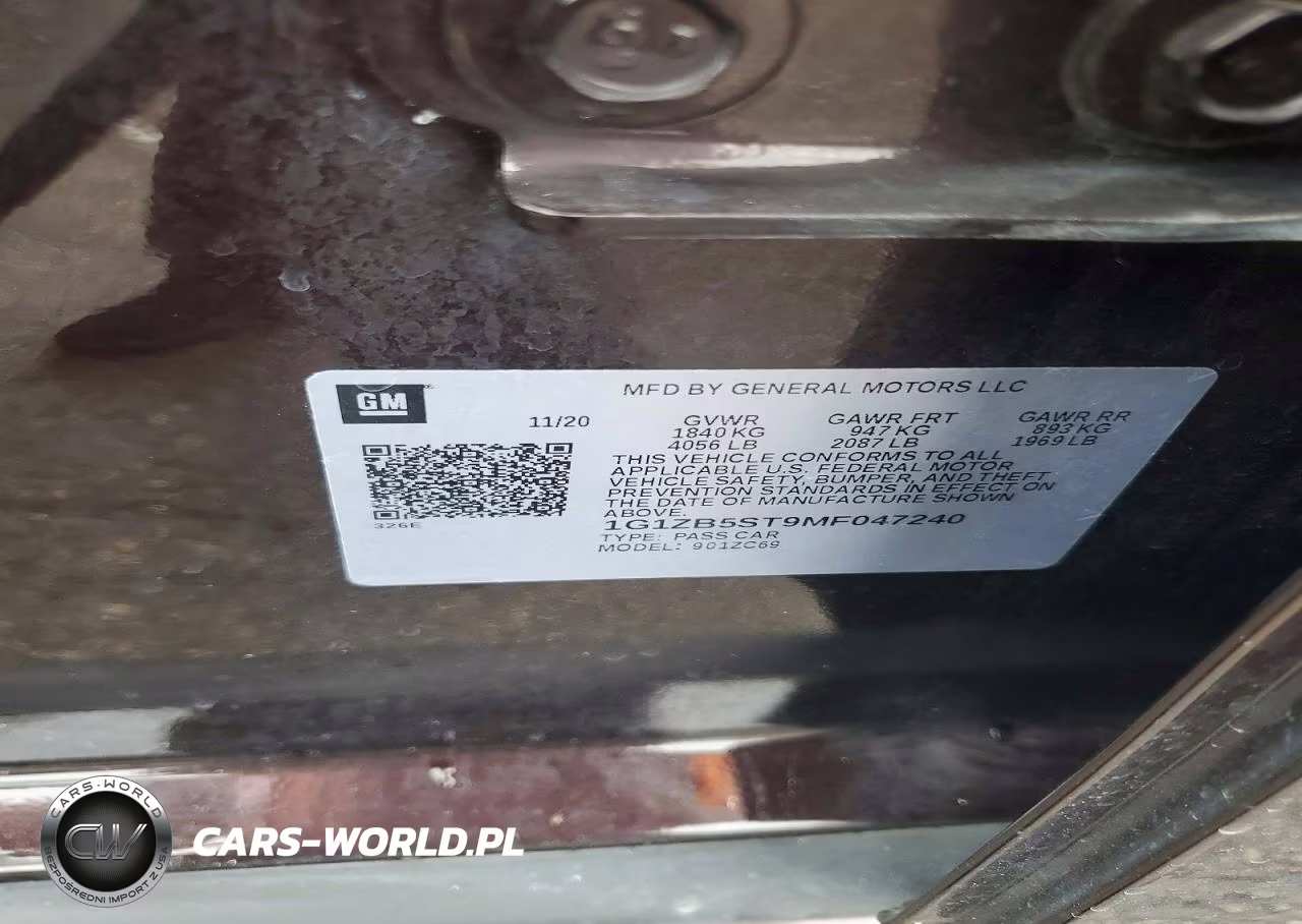 2021 Chevrolet Malibu Ls VIN:1G1ZB5ST9MF047240 - 12