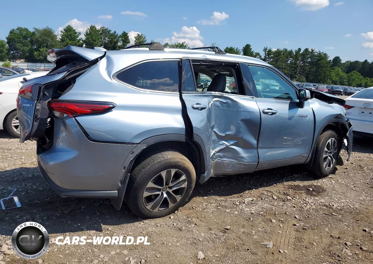 2021 Toyota Highlander Hybrid Xle VIN:5TDHBRCH4MS022881 - 3