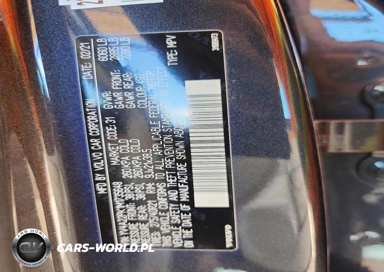2021 Volvo Xc90 T6 Momentum VIN:YV4A22PK1M1735648 - 14