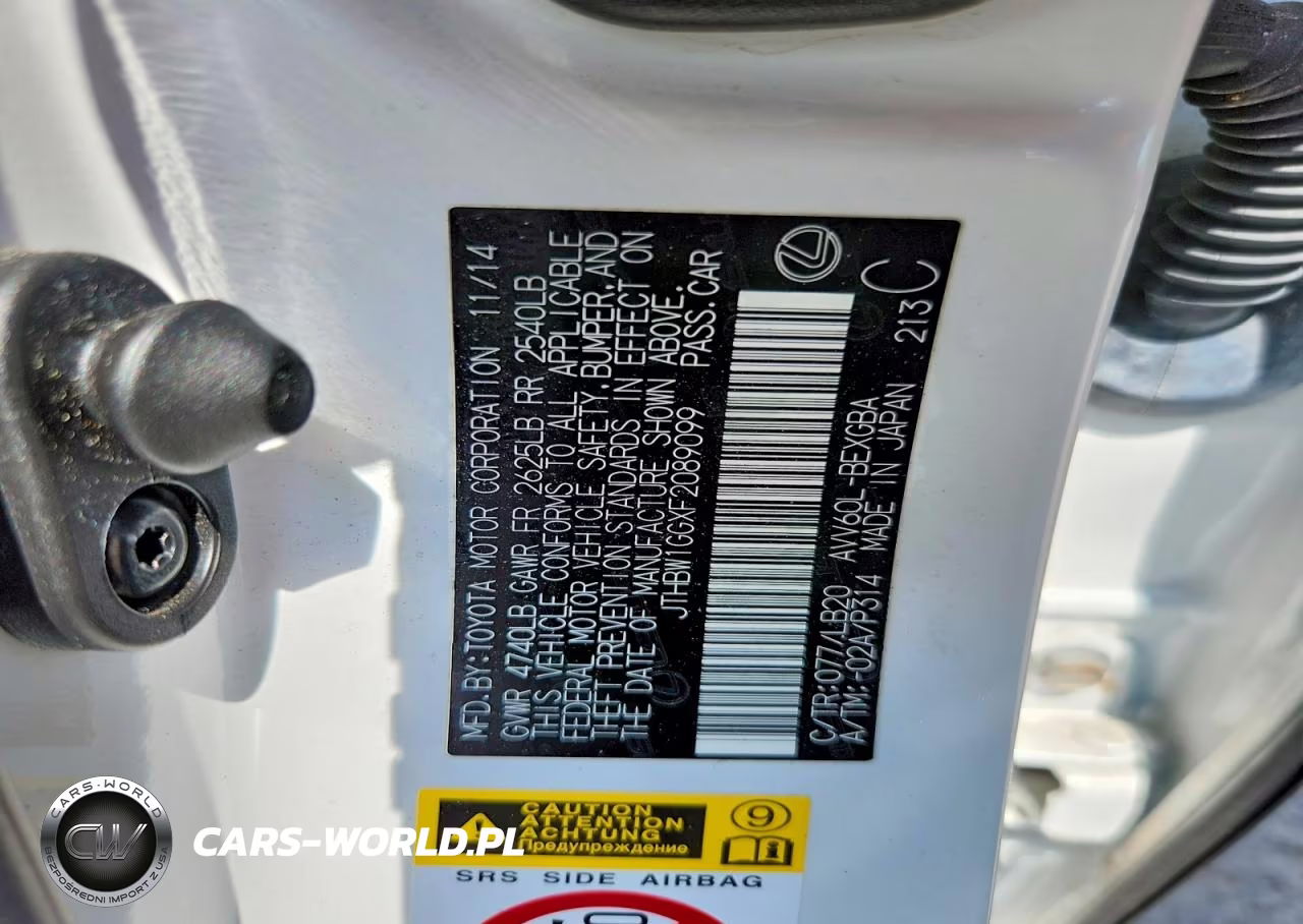 2015 Lexus Es 300H VIN:JTHBW1GGXF2089099 - 12
