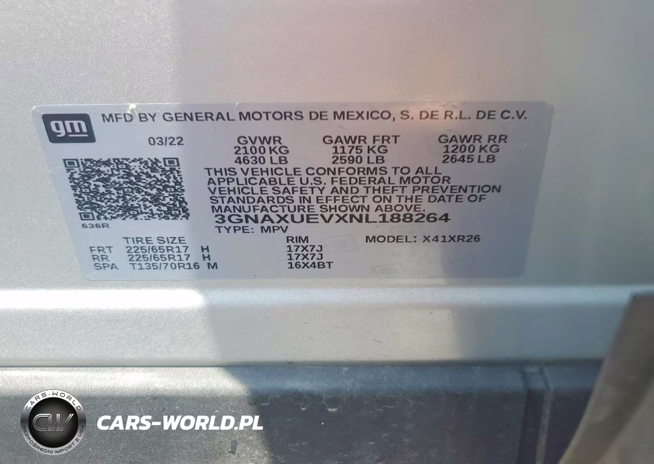 2022 Chevrolet Equinox VIN:3GNAXUEVXNL188264 - 13