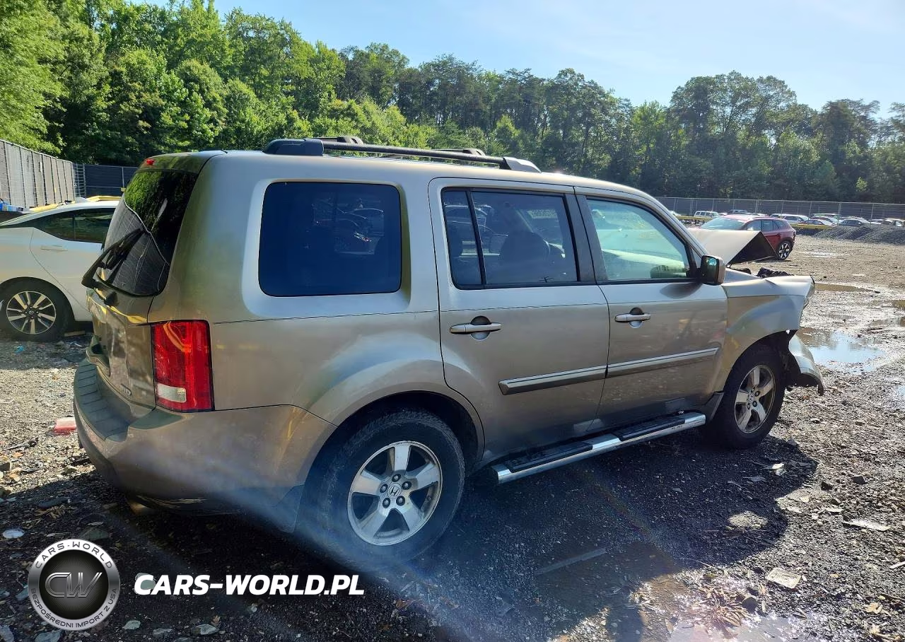 2009 Honda Pilot Exl VIN:5FNYF485X9B019128 - 3