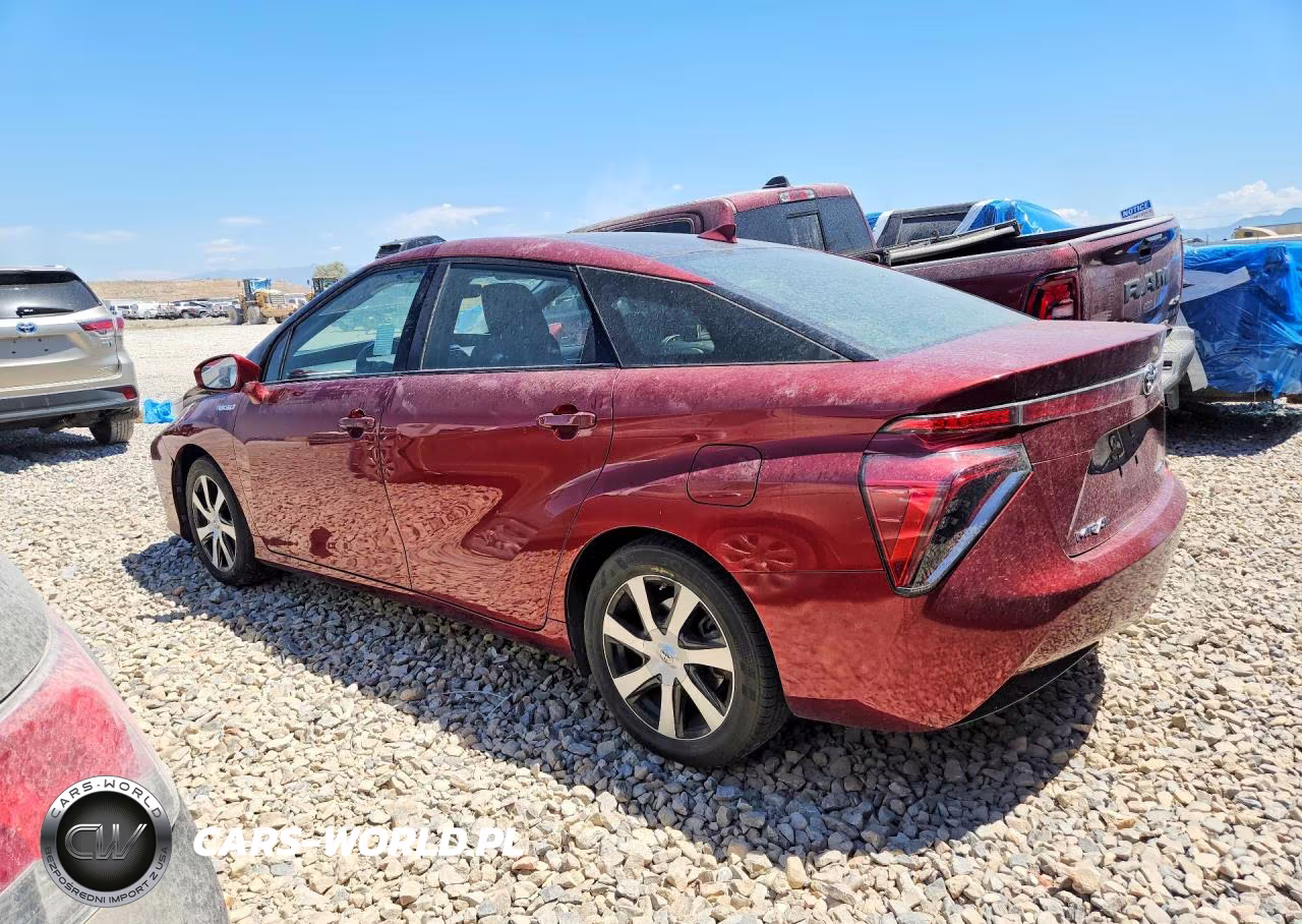 2019 Toyota Mirai VIN:JTDBVRBD0KA007624 - 2