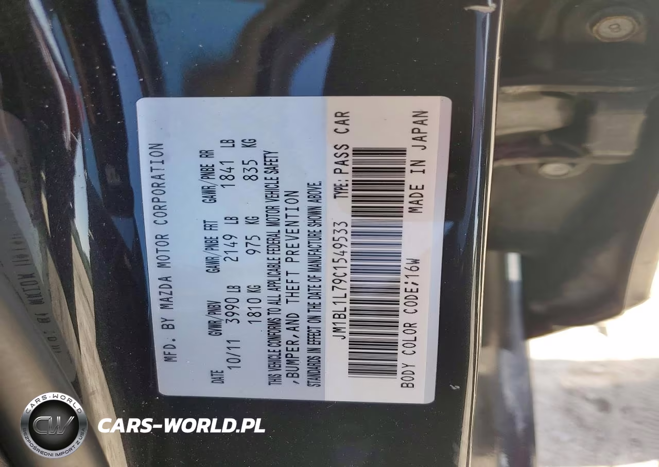 2012 Mazda 3 I VIN:JM1BL1L79C1549533 - 12