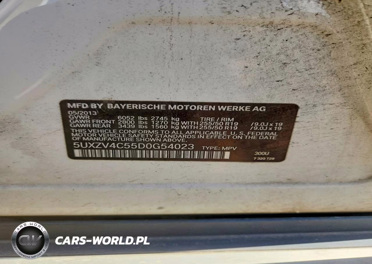 2013 BMW X5 xDrive35I VIN:5UXZV4C55D0G54023 - 12
