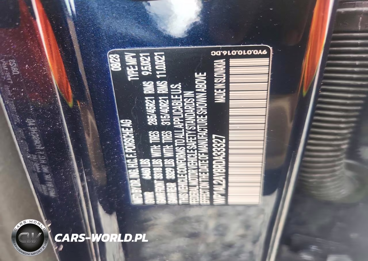 2024 Porsche Cayenne S VIN:WP1AL2AY8RDA33327 - 13