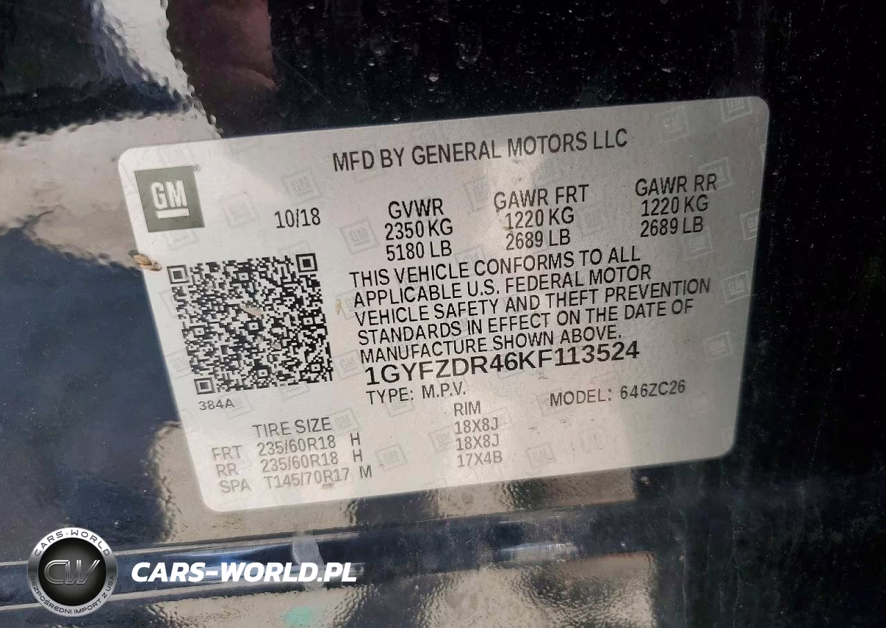 2019 Cadillac Xt4 Premium Luxury VIN:1GYFZDR46KF113524 - 13