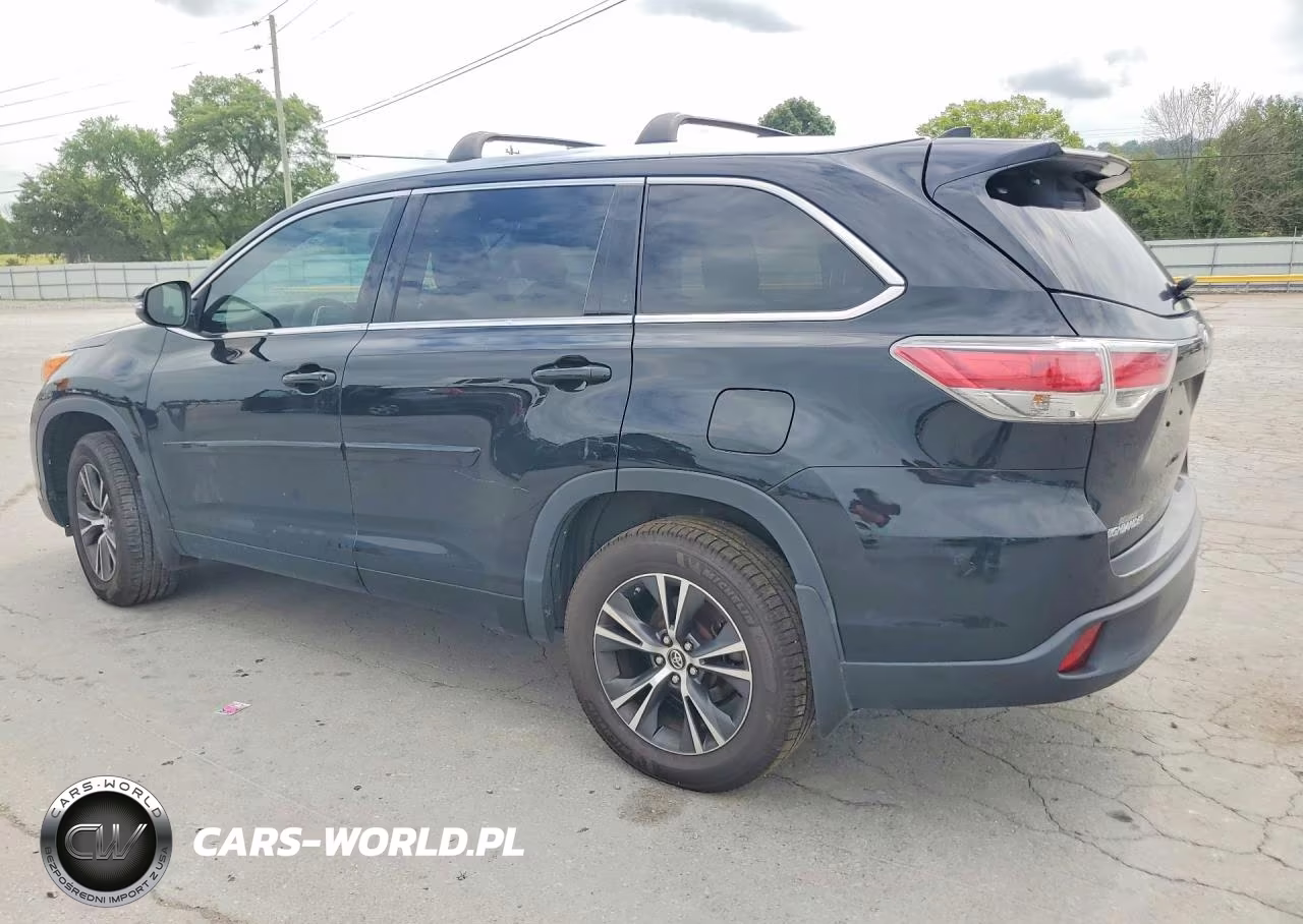 2016 Toyota Highlander Xle VIN:5TDJKRFH8GS330606 - 2