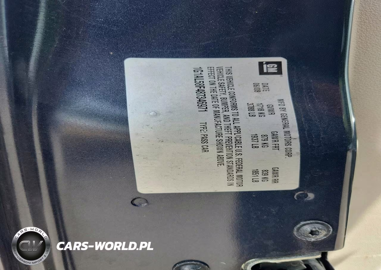 2008 Chevrolet Cobalt Lt VIN:1G1AL58F487346971 - 12
