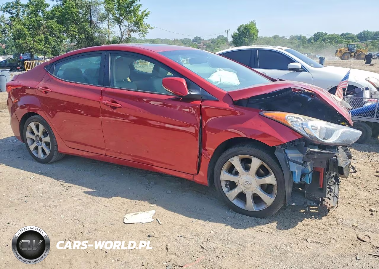 2012 Hyundai Elantra Limited VIN:KMHDH4AE4CU463862 - 4
