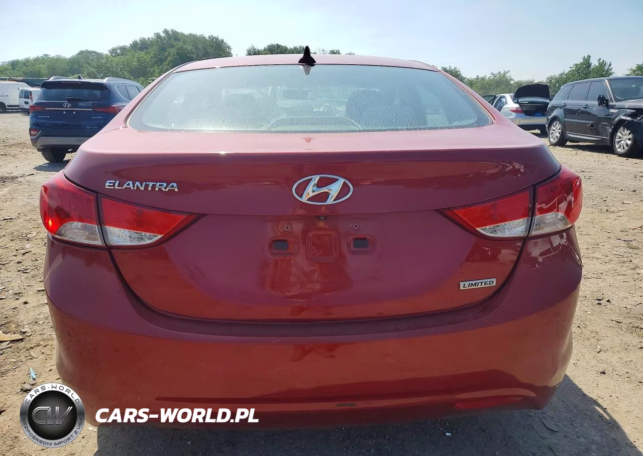 2012 Hyundai Elantra Limited VIN:KMHDH4AE4CU463862 - 6