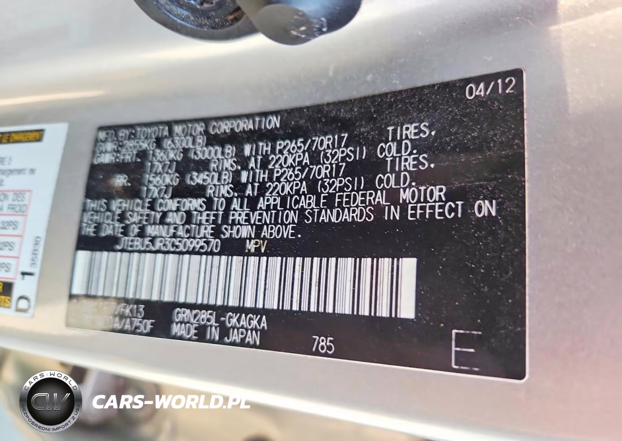 2012 Toyota 4Runner Sr5 VIN:JTEBU5JR3C5099570 - 13