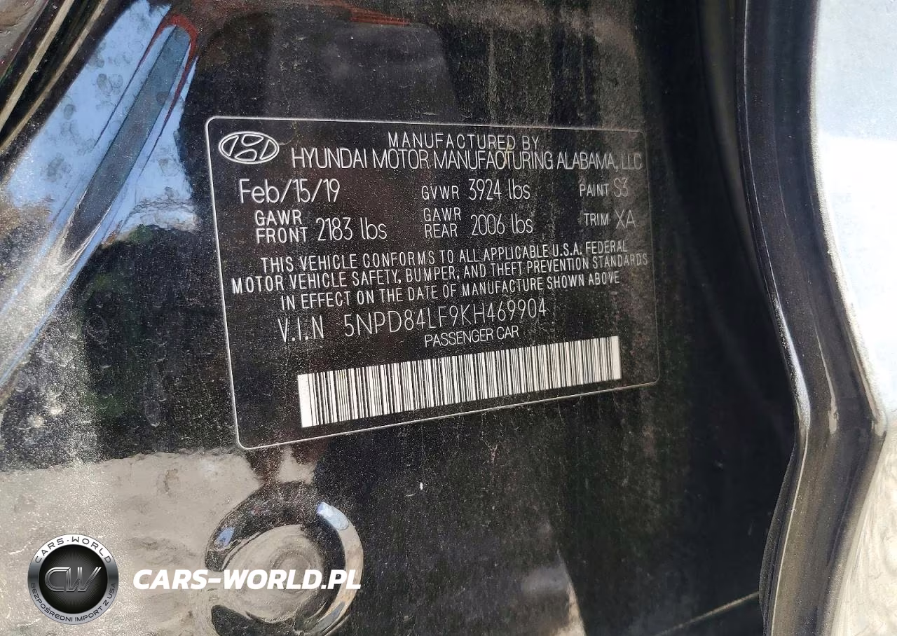 2019 Hyundai Elantra Value Edition VIN:5NPD84LF9KH469904 - 12