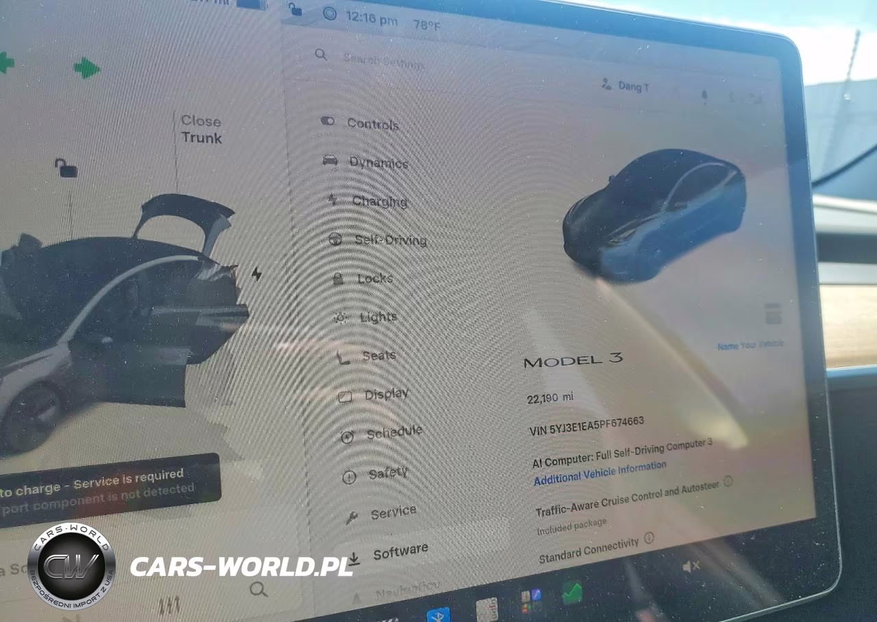 2023 Tesla Model 3 VIN:5YJ3E1EA5PF674663 - 9