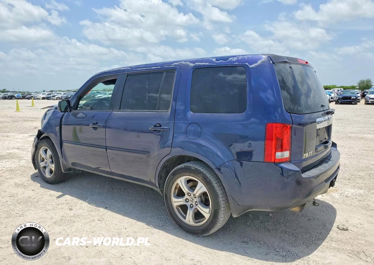 2013 Honda Pilot Ex VIN:5FNYF3H4XDB018605 - 2