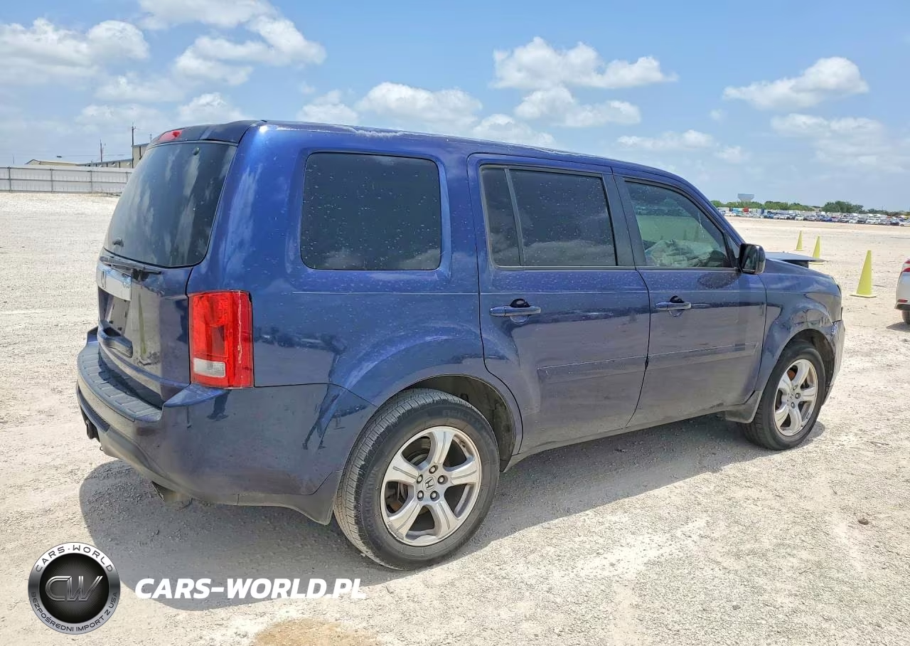 2013 Honda Pilot Ex VIN:5FNYF3H4XDB018605 - 3