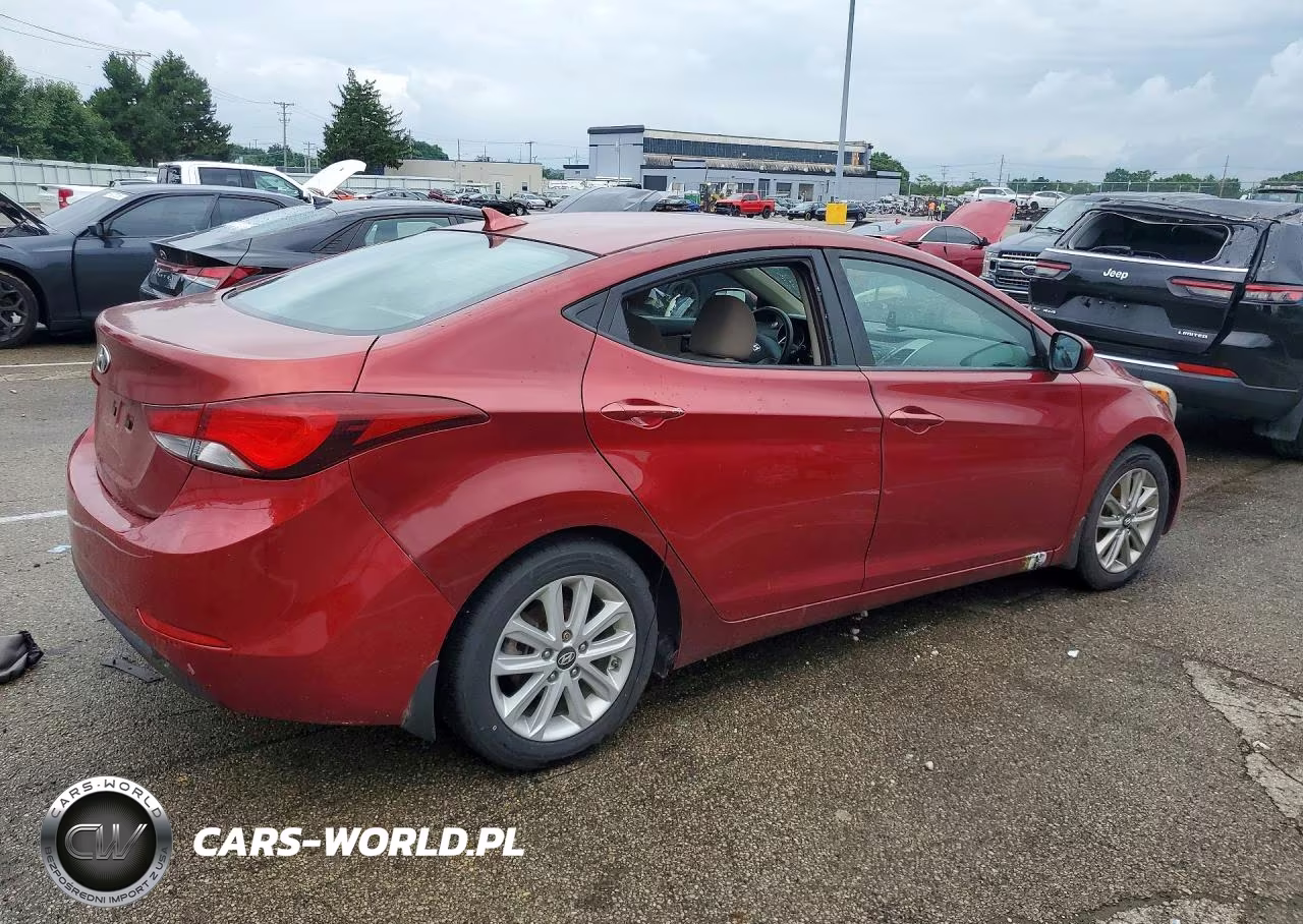 2015 Hyundai Elantra Se VIN:5NPDH4AE0FH591860 - 3