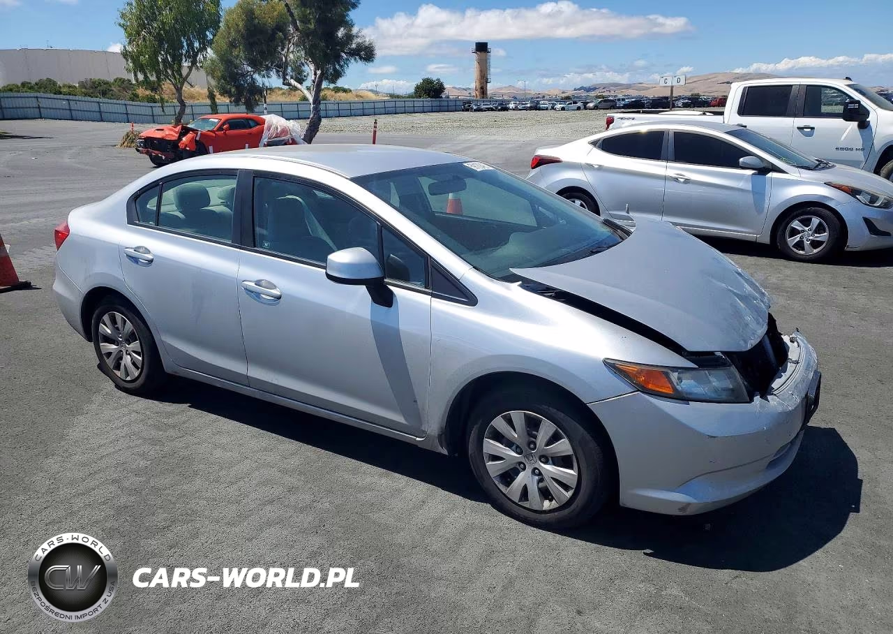 2012 Honda Civic Lx VIN:2HGFB2F56CH610246 - 4
