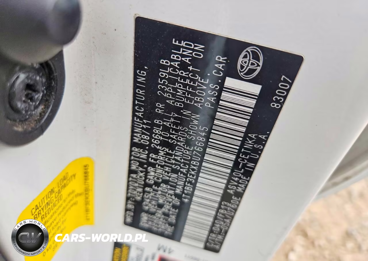 2011 Toyota Camry Le VIN:4T1BF3EKXBU766845 - 12