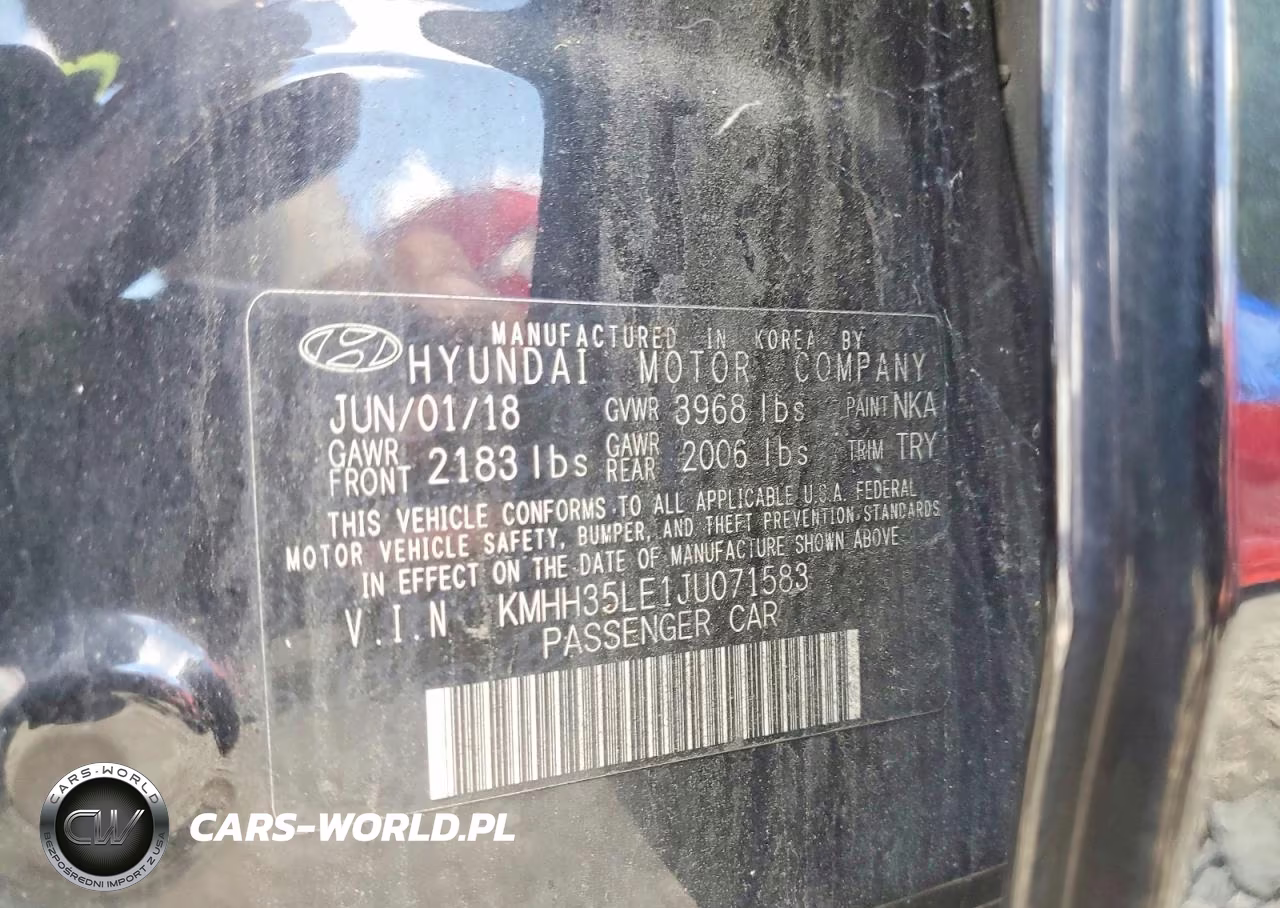 2018 Hyundai Elantra Gt Base VIN:KMHH35LE1JU071583 - 12
