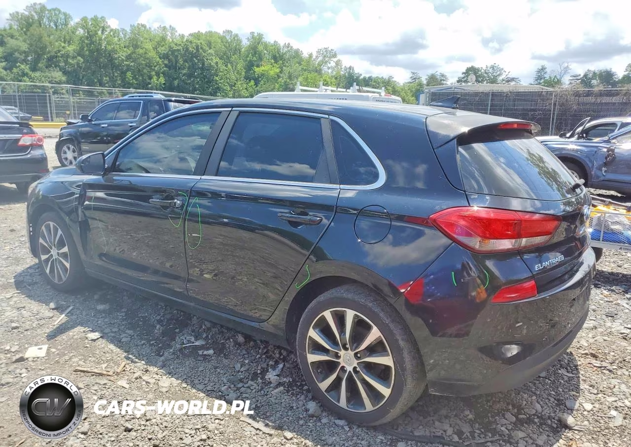 2018 Hyundai Elantra Gt Base VIN:KMHH35LE1JU071583 - 2