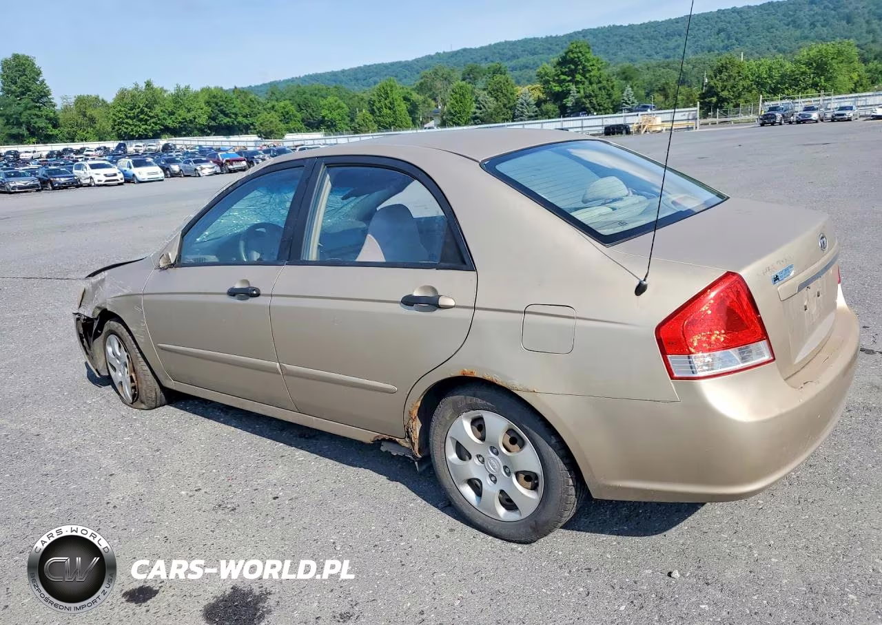 2007 Kia Spectra Lx VIN:KNAFE121775401725 - 2