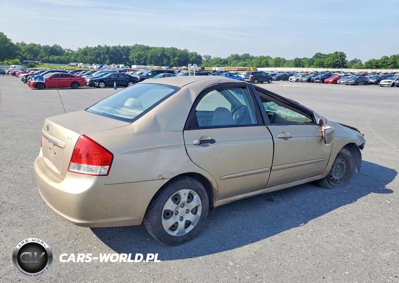 2007 Kia Spectra Lx VIN:KNAFE121775401725 - 3