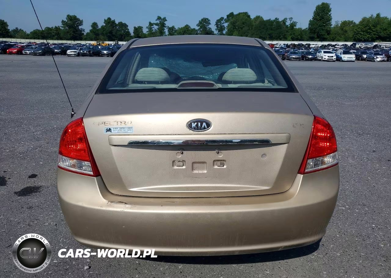 2007 Kia Spectra Lx VIN:KNAFE121775401725 - 6