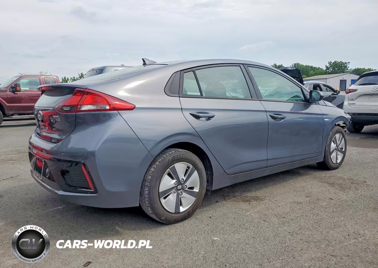 2019 Hyundai Ioniq Hybrid Blue VIN:KMHC65LC7KU114597 - 3
