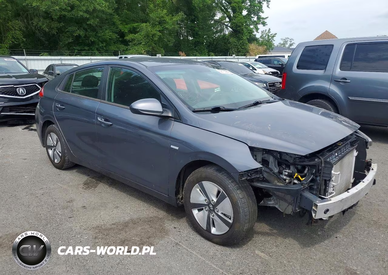 2019 Hyundai Ioniq Hybrid Blue VIN:KMHC65LC7KU114597 - 4