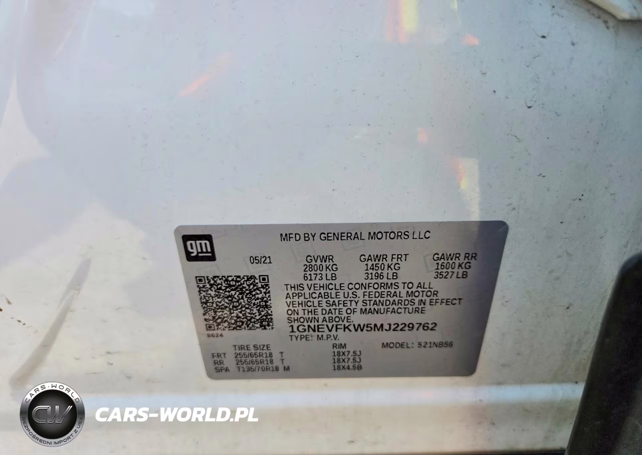 2021 Chevrolet Traverse Ls VIN:1GNEVFKW5MJ229762 - 13