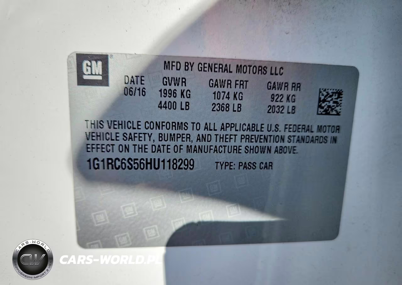 2017 Chevrolet Volt Lt VIN:1G1RC6S56HU118299 - 13
