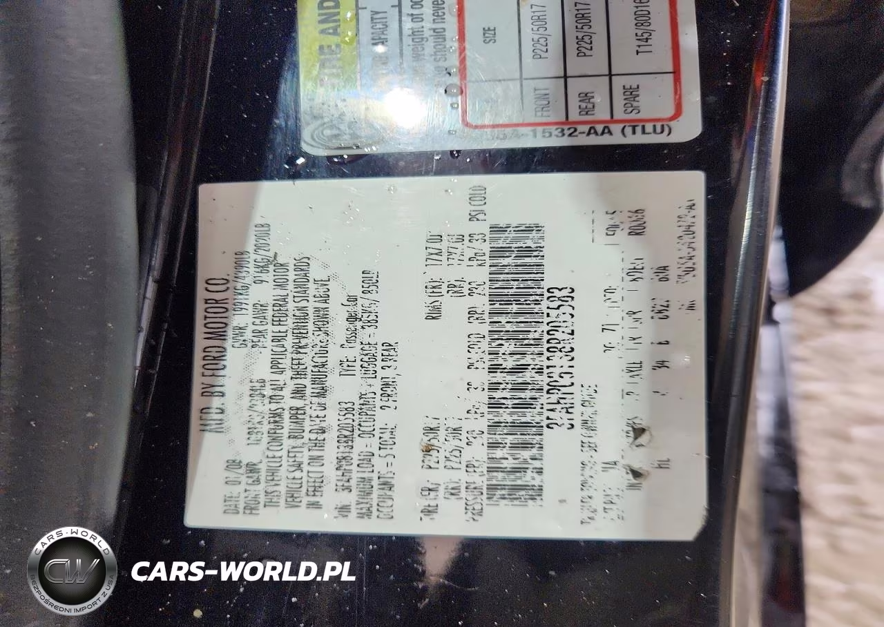 2008 Ford Fusion Sel VIN:3FAHP08138R205583 - 12