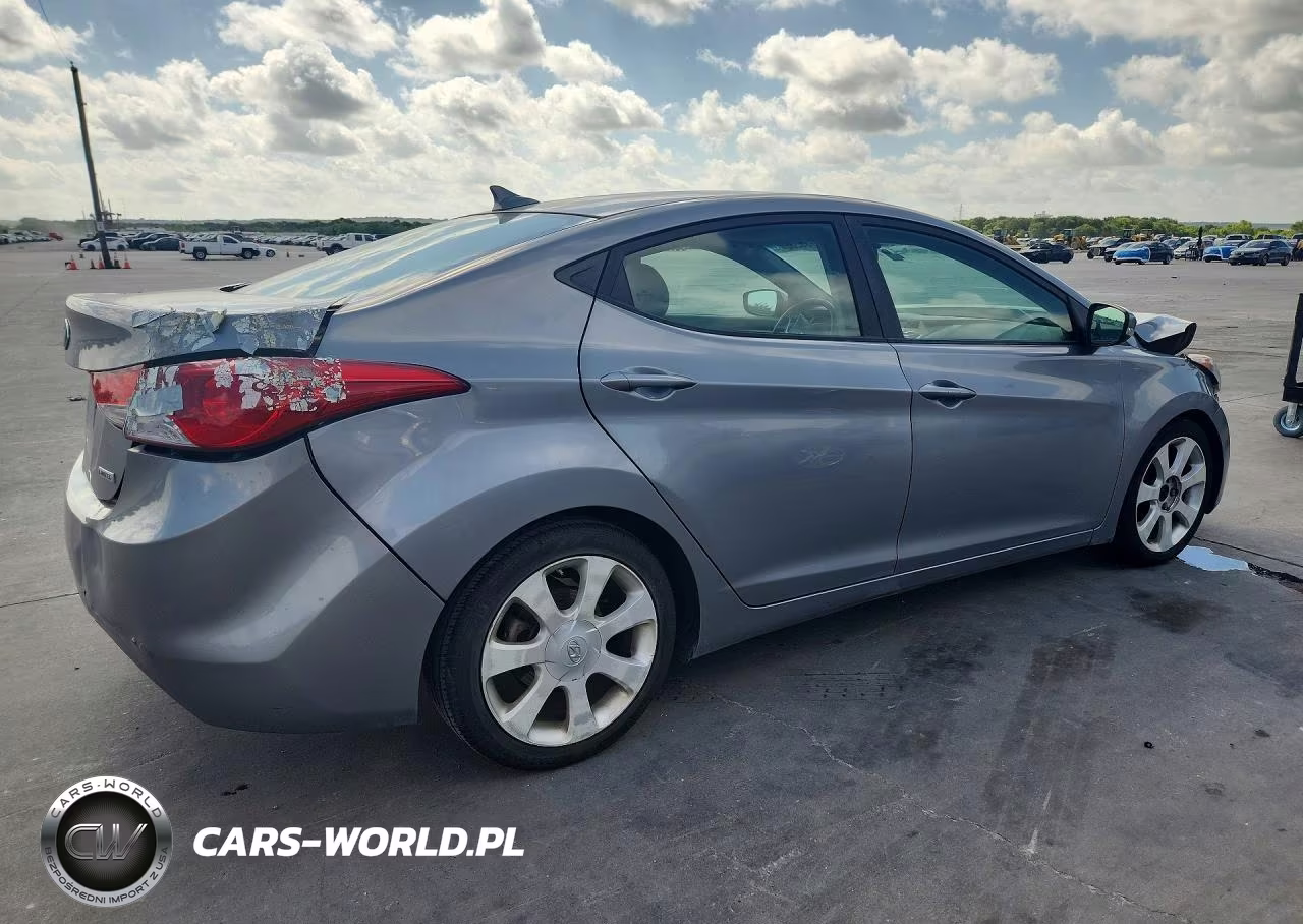 2012 Hyundai Elantra Limited VIN:KMHDH4AE1CU296411 - 3