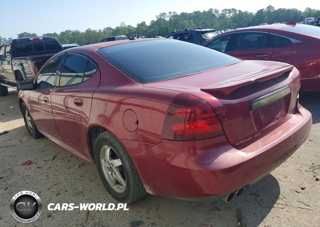 2004 Pontiac Grand Prix Gt2 VIN:2G2WS542841329816 - 2