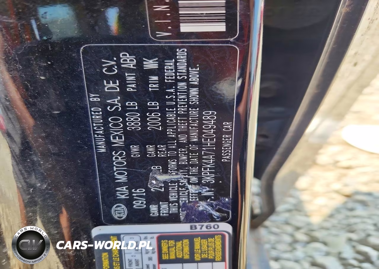 2017 Kia Forte Lx VIN:3KPFK4A71HE049489 - 12