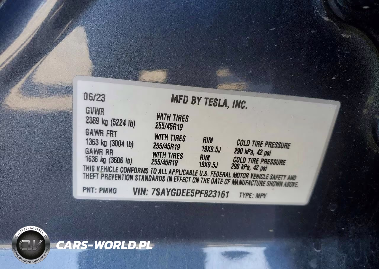 2023 Tesla Model Y VIN:7SAYGDEE5PF823161 - 13