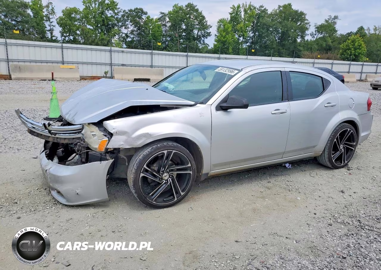 2012 Dodge Avenger Se VIN:1C3CDZABXCN110636 - 1