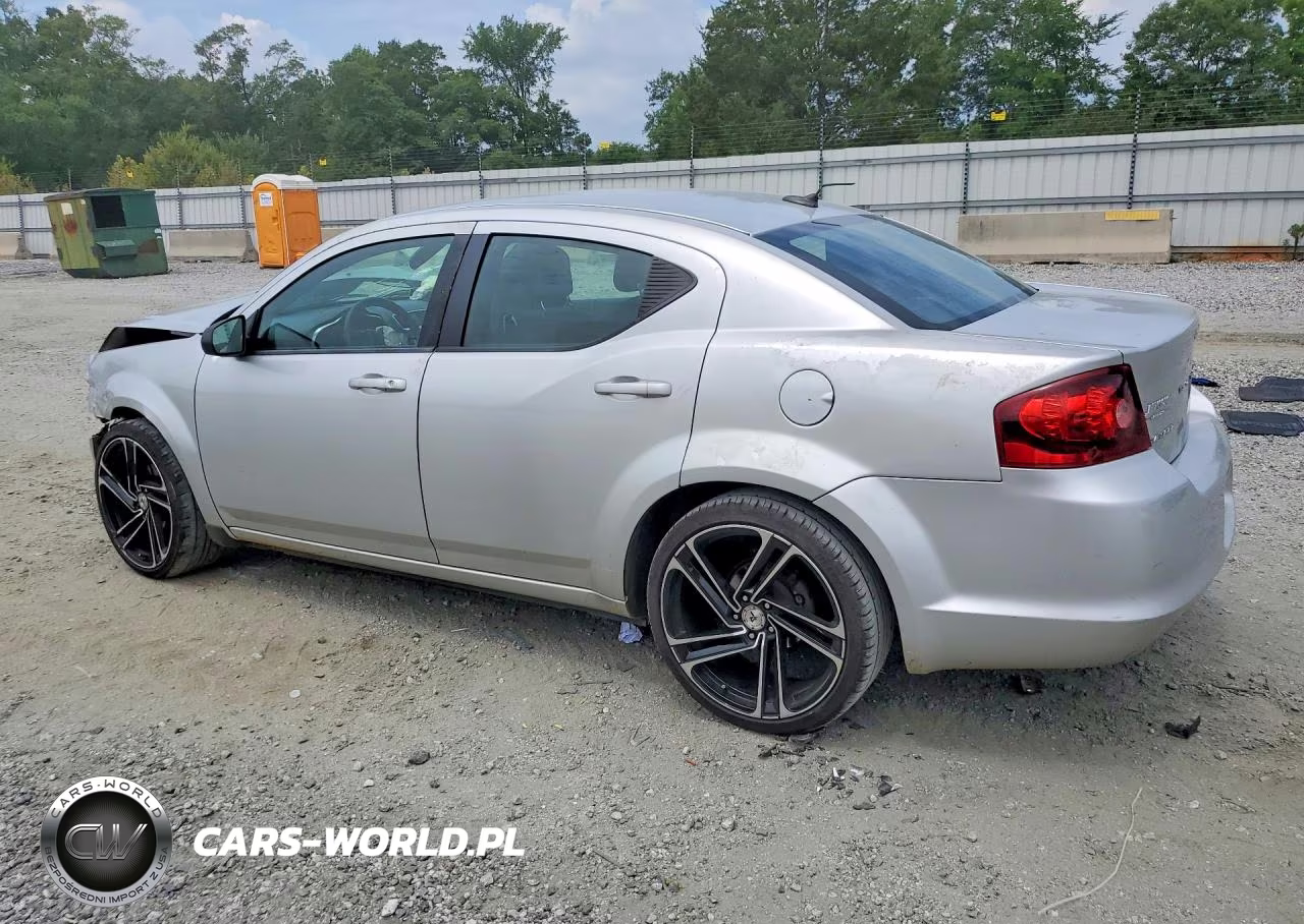 2012 Dodge Avenger Se VIN:1C3CDZABXCN110636 - 2