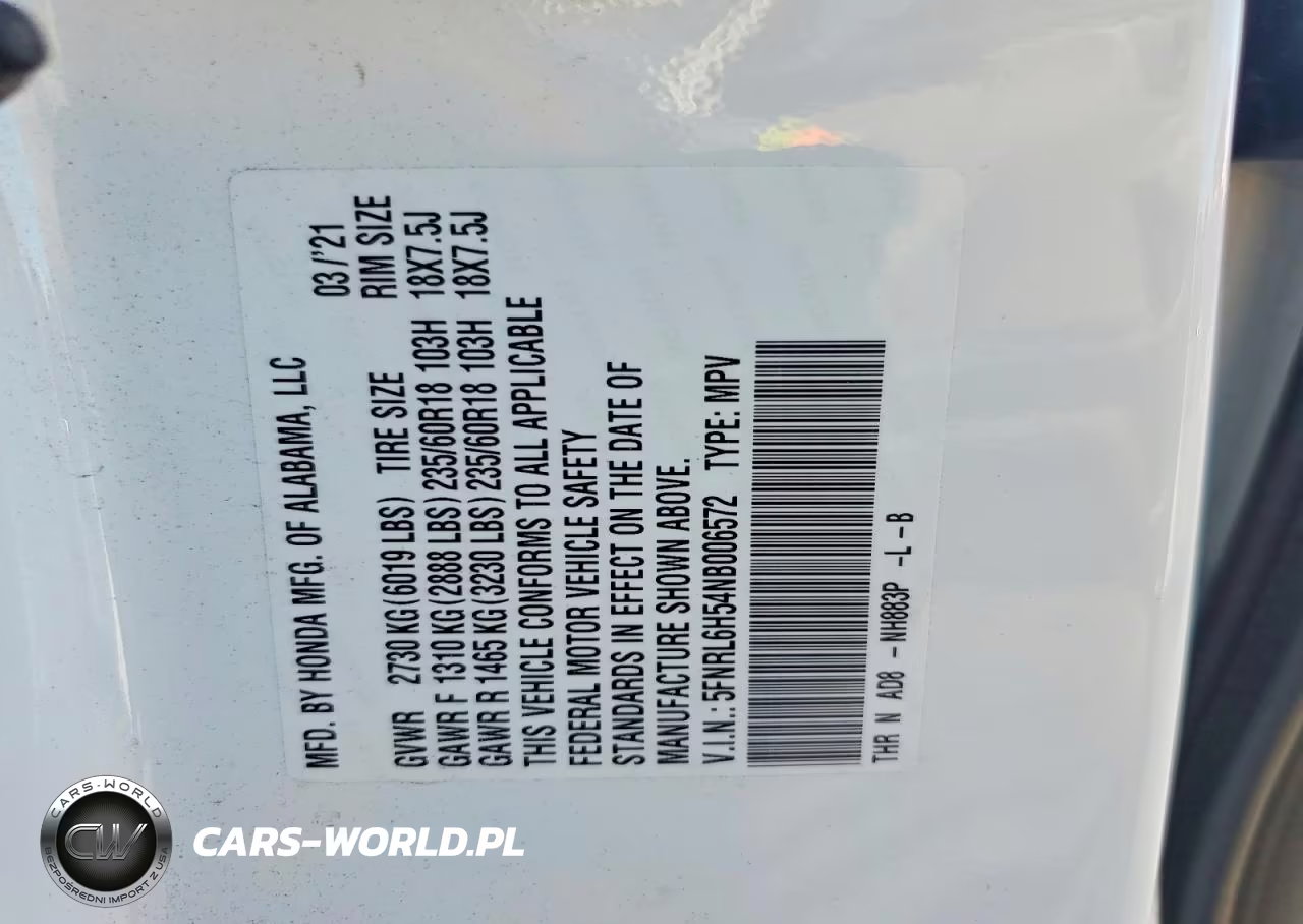 2022 Honda Odyssey Ex VIN:5FNRL6H54NB006572 - 13