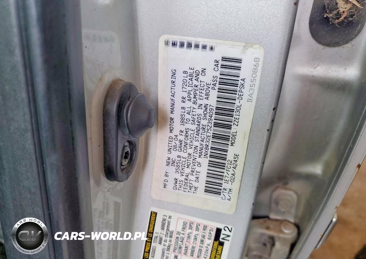 2005 Toyota Corolla S VIN:1NXBR32E75Z394097 - 12