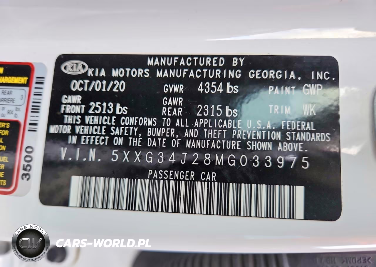 2021 Kia K5 Ex VIN:5XXG34J28MG033975 - 13